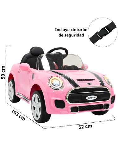 Montable Electrico para Niños con Luz y Sonido Control Remoto Baterías 6v Bluetooth Apto a partir de 3 años o Hasta 30 kg | Joykoo Tienda Oficial