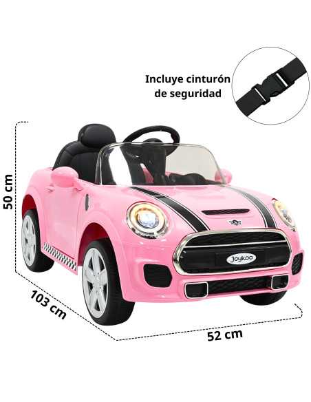 Montable Electrico para Niños con Luz y Sonido Control Remoto Baterías 6v Bluetooth Apto a partir de 3 años o Hasta 30 kg | Joykoo Tienda Oficial