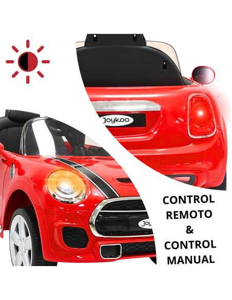Montable Electrico para Niños con Luz y Sonido Control Remoto Baterías 6v Bluetooth Apto a partir de 3 años o Hasta 30 kg | Joykoo Tienda Oficial