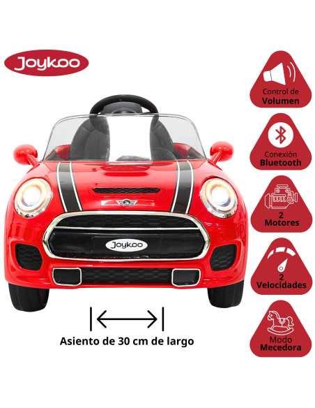 Montable Electrico para Niños con Luz y Sonido Control Remoto Baterías 6v Bluetooth Apto a partir de 3 años o Hasta 30 kg | Joykoo Tienda Oficial