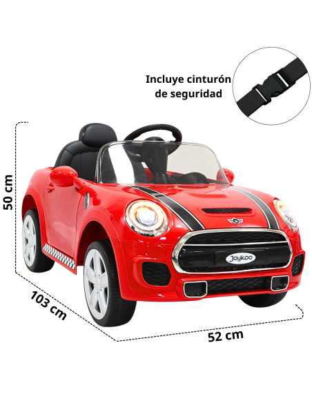 Montable Electrico para Niños con Luz y Sonido Control Remoto Baterías 6v Bluetooth Apto a partir de 3 años o Hasta 30 kg | Joykoo Tienda Oficial