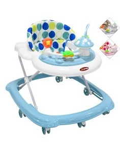 Andadera para Bebé Hongo Musical Juguetes Interactivos Altura Ajustable Ruedas de Goma Apta desde 6 meses y hasta 12 kg Joykoo -