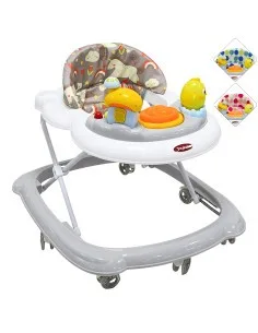 Andadera para Bebé Juguetes Pollito Musical Altura Ajustable Ruedas de Goma Apta desde 6 meses y hasta 12 kg Joykoo - 1 2