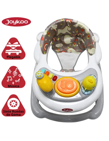 Andadera para Bebé Juguetes Pollito Musical Altura Ajustable Ruedas de Goma Apta desde 6 meses y hasta 12 kg | Joykoo Tienda Oficial