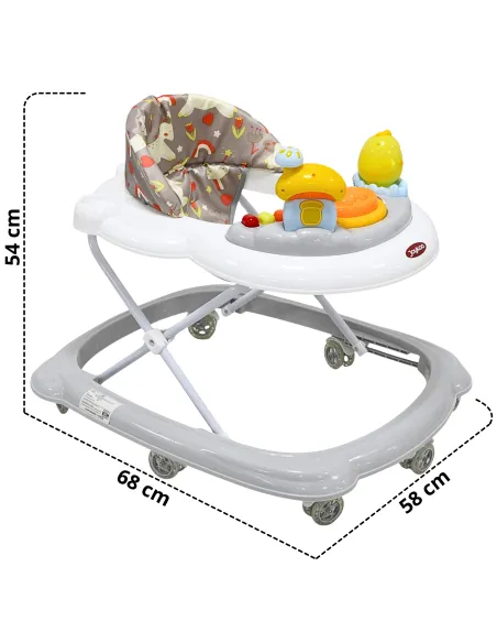 Andadera para Bebé Juguetes Pollito Musical Altura Ajustable Ruedas de Goma Apta desde 6 meses y hasta 12 kg | Joykoo Tienda Oficial