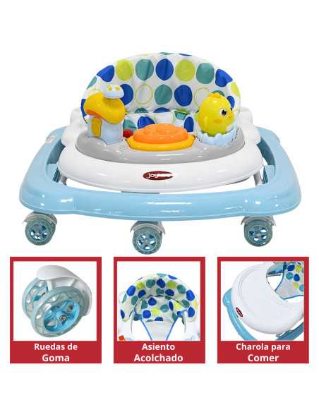 Andadera para Bebé Juguetes Pollito Musical Altura Ajustable Ruedas de Goma Apta desde 6 meses y hasta 12 kg | Joykoo Tienda Oficial