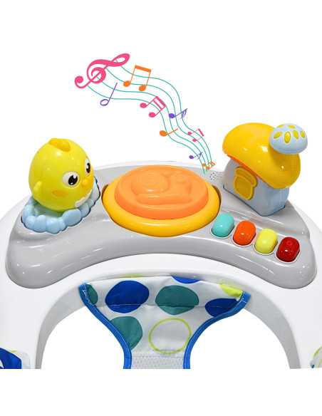 Andadera para Bebé Juguetes Pollito Musical Altura Ajustable Ruedas de Goma Apta desde 6 meses y hasta 12 kg | Joykoo Tienda Oficial
