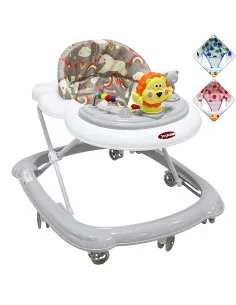 Andadera para Bebé Juguetes León Musical Altura Ajustable Ruedas de Goma Apta desde 6 meses y hasta 12 kg Joykoo - 1