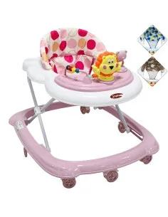 Andadera para Bebé Juguetes León Musical Altura Ajustable Ruedas de Goma Apta desde 6 meses y hasta 12 kg Joykoo - 1 2