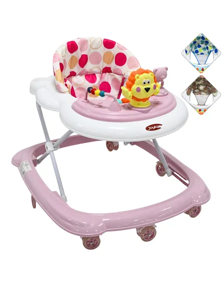 Andadera para Bebé Juguetes León Musical Altura Ajustable Ruedas de Goma Apta desde 6 meses y hasta 12 kg | Joykoo Tienda Oficial