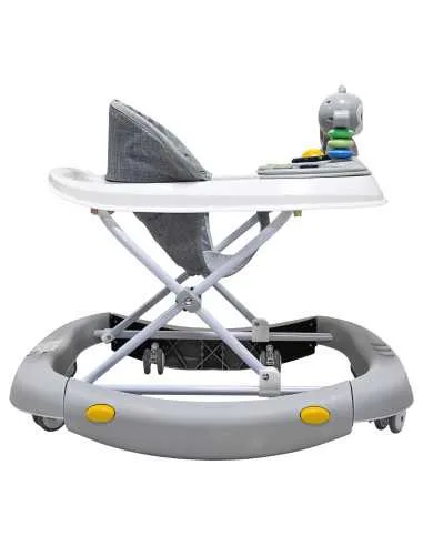 Andadera para Bebé Mecedora Mono Musical Bastón Dirigible Alturas Ajustables Plegable Tapete Brincolín | Joykoo Tienda Oficial