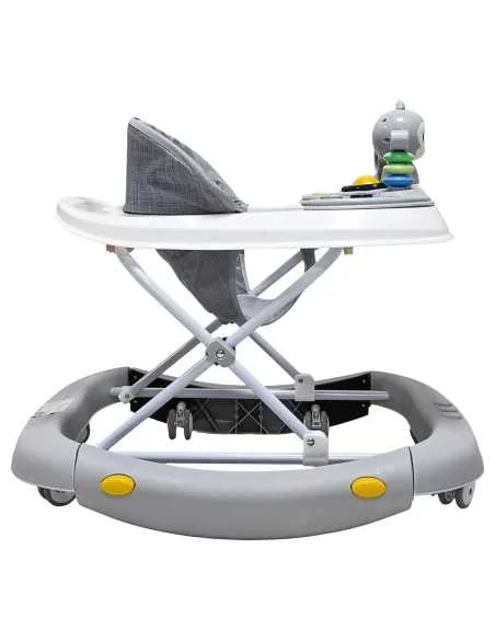 Andadera para Bebé Mecedora Mono Musical Bastón Dirigible Alturas Ajustables Plegable Tapete Brincolín | Joykoo Tienda Oficial