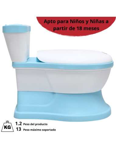 Baño Entrenador para Niños Sonido de Descarga Asiento Acolchado Antisalpicaduras Antideslizante Diseño Realista | Joykoo Tienda Oficial