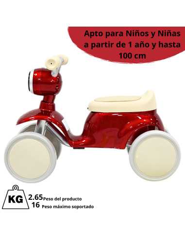Montable Correpasillos para Niños con Luz y Sonido Coche Musical Apto a Partir de 1 año y Soporta hasta 16 kg | Joykoo Tienda Oficial