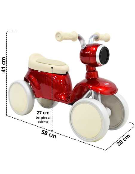 Montable Correpasillos para Niños con Luz y Sonido Coche Musical Apto a Partir de 1 año y Soporta hasta 16 kg | Joykoo Tienda Oficial