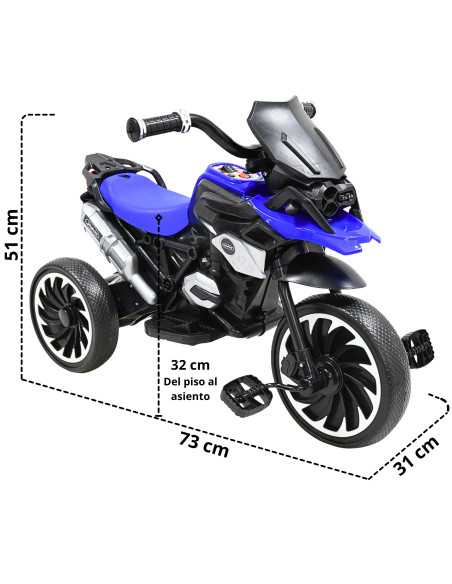 Moto Montable Eléctrica para Niños Triciclo Híbrido con Luces y Sonido Recargable 6v Soporta hasta 30 kg | Joykoo Tienda Oficial