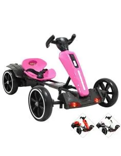 Montable Electrico para Niños Go Kart Luz Sonido Bluetooth Batería 12v Joykoo - 13