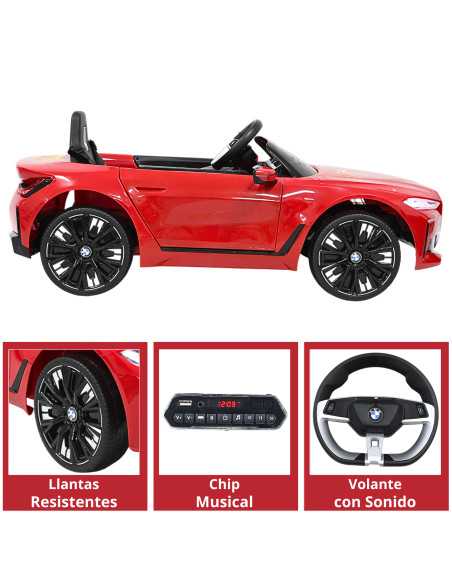 Montable Electrico para Niños BMW Deportivo con Control Remoto Bluetooth Batería 12v | Joykoo Tienda Oficial