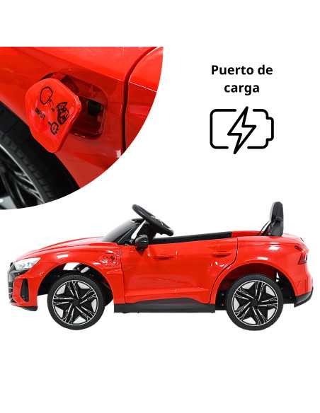 Montable Eléctrico para Niños con Control Remoto Audi e-tron GT Luces Música Batería 12v Apto a partir de 3 años | Joykoo Tienda Oficial