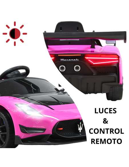 Montable Eléctrico para Niños con Control Remoto Maserati GT2 Bluetooth Cinturón Batería 12v Soporta hasta 30 kg | Joykoo Tienda Oficial