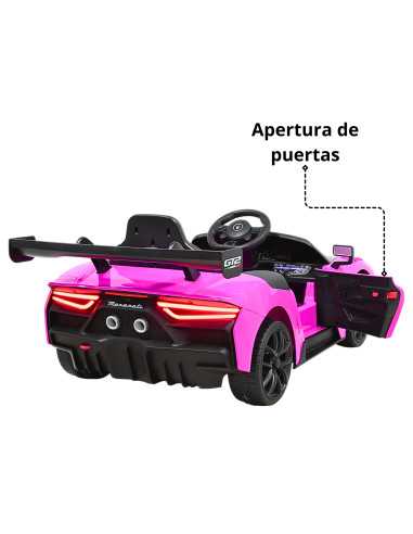 Montable Eléctrico para Niños con Control Remoto Maserati GT2 Bluetooth Cinturón Batería 12v Soporta hasta 30 kg | Joykoo Tienda Oficial
