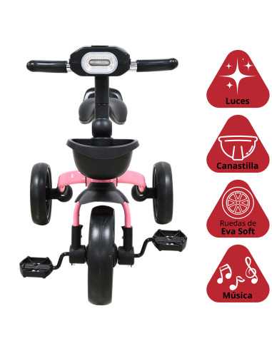 Triciclo 3 en 1 Plegable para Niños Convertible a Bicicleta y Balance Bike Luz Sonido Apto a partir de 2 Años o Hasta 25 kg | Joykoo Tienda Oficial