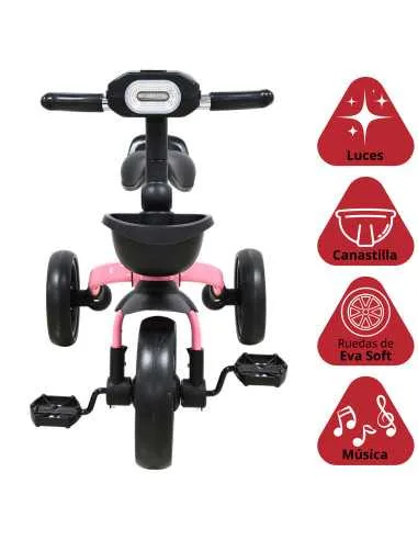 Triciclo 3 en 1 Plegable para Niños Convertible a Bicicleta y Balance Bike Luz Sonido Apto a partir de 2 Años o Hasta 25 kg | Joykoo Tienda Oficial