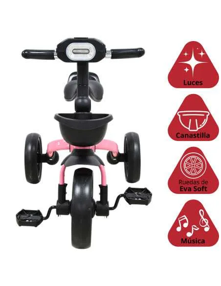 Triciclo 3 en 1 Plegable para Niños Convertible a Bicicleta y Balance Bike Luz Sonido Apto a partir de 2 Años o Hasta 25 kg | Joykoo Tienda Oficial