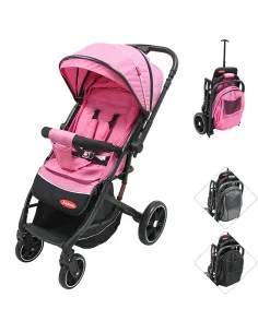 Carriola para Bebé Manubrio Reversible Plegable Ruedas con Freno Apto desde 0 meses Soporta hasta 18 kg Joykoo - 8