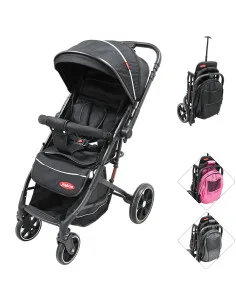 Carriola para Bebé Manubrio Reversible Plegable Ruedas con Freno Apto desde 0 meses Soporta hasta 18 kg Joykoo - 1 2