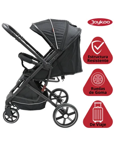 Carriola para Bebé Manubrio Reversible Plegable Ruedas con Freno Apto desde 0 meses Soporta hasta 18 kg | Joykoo Tienda Oficial