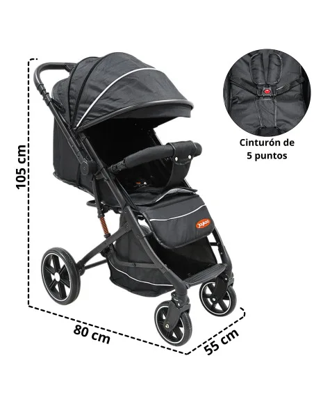 Carriola para Bebé Manubrio Reversible Plegable Ruedas con Freno Apto desde 0 meses Soporta hasta 18 kg | Joykoo Tienda Oficial