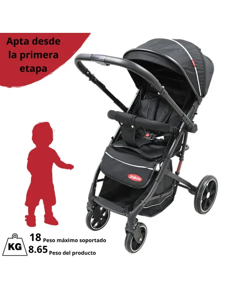 Carriola para Bebé Manubrio Reversible Plegable Ruedas con Freno Apto desde 0 meses Soporta hasta 18 kg | Joykoo Tienda Oficial