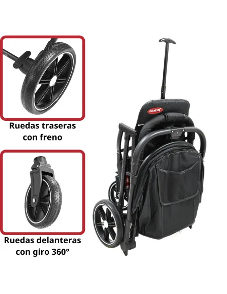 Carriola para Bebé Manubrio Reversible Plegable Ruedas con Freno Apto desde 0 meses Soporta hasta 18 kg | Joykoo Tienda Oficial