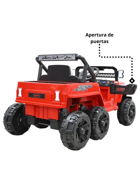 Camioneta Montable Eléctrica 4x4 para Niños Bluetooth Control Remoto Luces Led Batería 12V Soporta hasta 30 kg | Joykoo Tienda Oficial