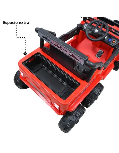 Camioneta Montable Eléctrica 4x4 para Niños Bluetooth Control Remoto Luces Led Batería 12V Soporta hasta 30 kg | Joykoo Tienda Oficial