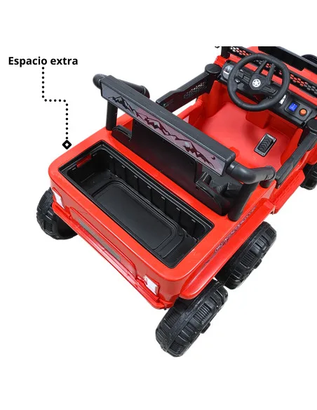 Camioneta Montable Eléctrica 4x4 para Niños Bluetooth Control Remoto Luces Led Batería 12V Soporta hasta 30 kg | Joykoo Tienda Oficial
