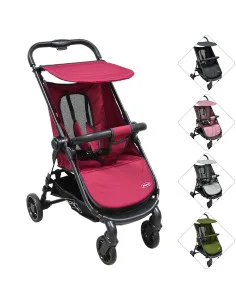 Carriola para Bebé Ligera Plegable Ruedas de Goma Cinturón 5 Puntos Toldo Apta desde 12 Meses Hasta 16 kg Joykoo - 1