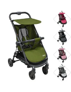 Carriola para Bebé Ligera Plegable Ruedas de Goma Cinturón 5 Puntos Toldo Apta desde 12 Meses Hasta 16 kg Joykoo - 15