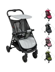 Carriola para Bebé Ligera Plegable Ruedas de Goma Cinturón 5 Puntos Toldo Apta desde 12 Meses Hasta 16 kg Joykoo - 22