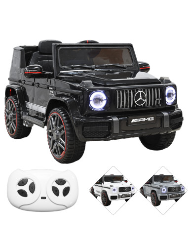 Camioneta Montable Eléctrica AMG Mercedes Benz G-63 para Niños 12V Bluetooth Apto a partir de 3 años Soporta Hasta 35 kg | Joykoo Tienda Oficial