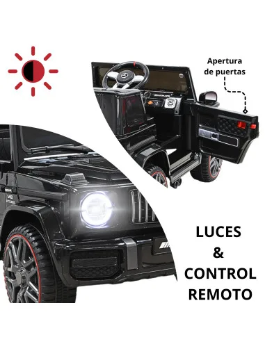 Camioneta Montable Eléctrica AMG Mercedes Benz G-63 para Niños 12V Bluetooth Apto a partir de 3 años Soporta Hasta 35 kg | Joykoo Tienda Oficial