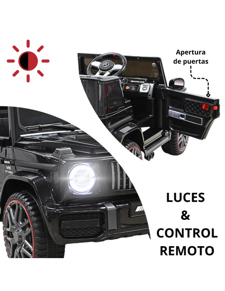 Camioneta Montable Eléctrica AMG Mercedes Benz G-63 para Niños 12V Bluetooth Apto a partir de 3 años Soporta Hasta 35 kg | Joykoo Tienda Oficial