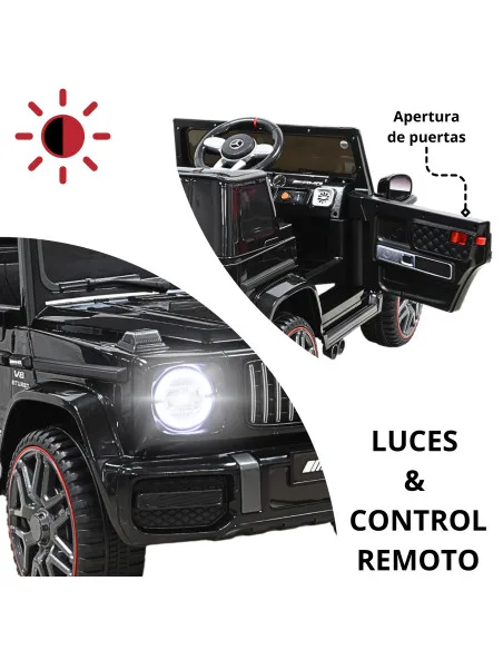 Camioneta Montable Eléctrica AMG Mercedes Benz G-63 para Niños 12V Bluetooth Apto a partir de 3 años Soporta Hasta 35 kg | Joykoo Tienda Oficial
