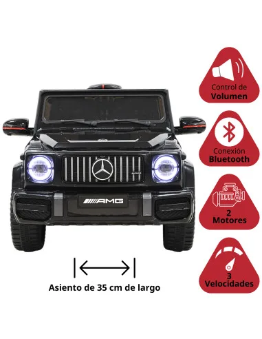 Camioneta Montable Eléctrica AMG Mercedes Benz G-63 para Niños 12V Bluetooth Apto a partir de 3 años Soporta Hasta 35 kg | Joykoo Tienda Oficial