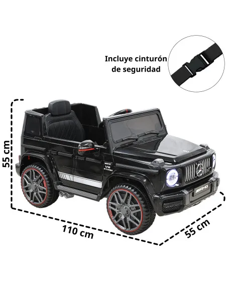 Camioneta Montable Eléctrica AMG Mercedes Benz G-63 para Niños 12V Bluetooth Apto a partir de 3 años Soporta Hasta 35 kg | Joykoo Tienda Oficial
