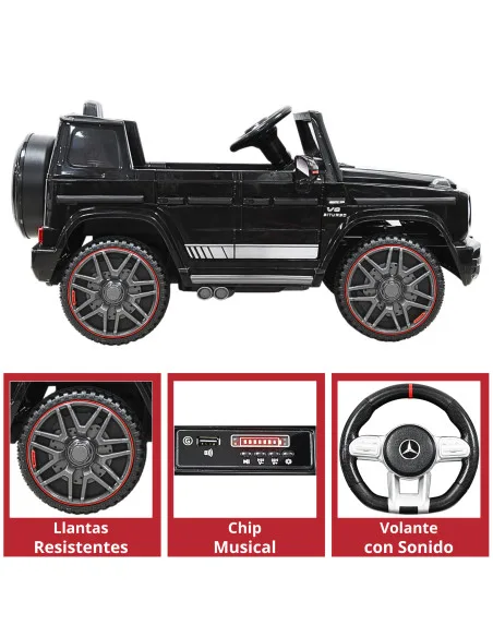 Camioneta Montable Eléctrica AMG Mercedes Benz G-63 para Niños 12V Bluetooth Apto a partir de 3 años Soporta Hasta 35 kg | Joykoo Tienda Oficial