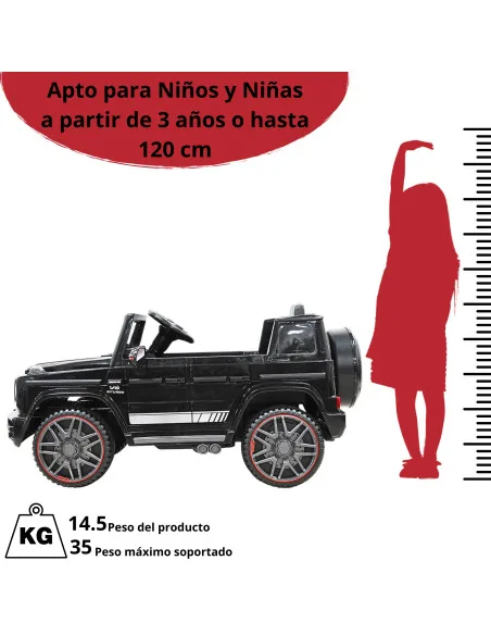 Camioneta Montable Eléctrica AMG Mercedes Benz G-63 para Niños 12V Bluetooth Apto a partir de 3 años Soporta Hasta 35 kg | Joykoo Tienda Oficial