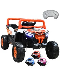 Montable Electrico para Niños Mini 4x4 Bluetooth Luz Sonido Batería 12v Joykoo - 1 2