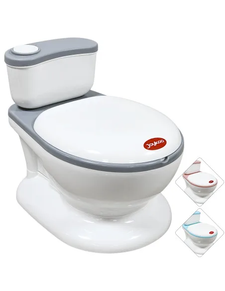 Bañito Entrenador para Niños Diseño Realista Asiento con Sistema Anti Salpicaduras Espacio para Toallitas Base Antideslizante | Joykoo Tienda Oficial